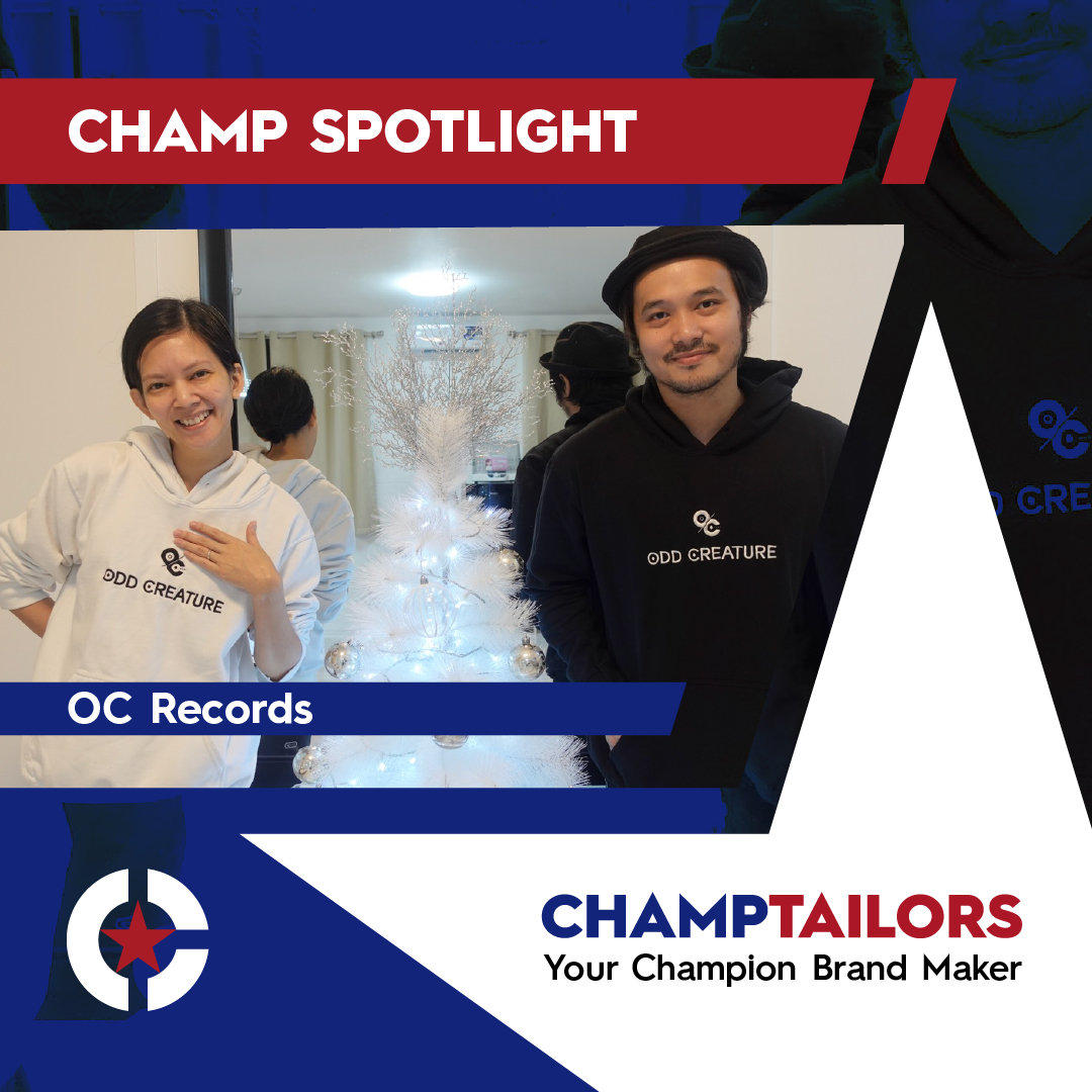 champtailors's tweet photo. Chynna Ortaleza and Kean Cipriano of OC Records wearing their customized hoodies by #ChampTailors. OC Records is a local record label of individuals that connect people through music. Check them out! #BrandIdentity #ChampExpress #BuildYourBrand https://t.co/pj86gjqULx