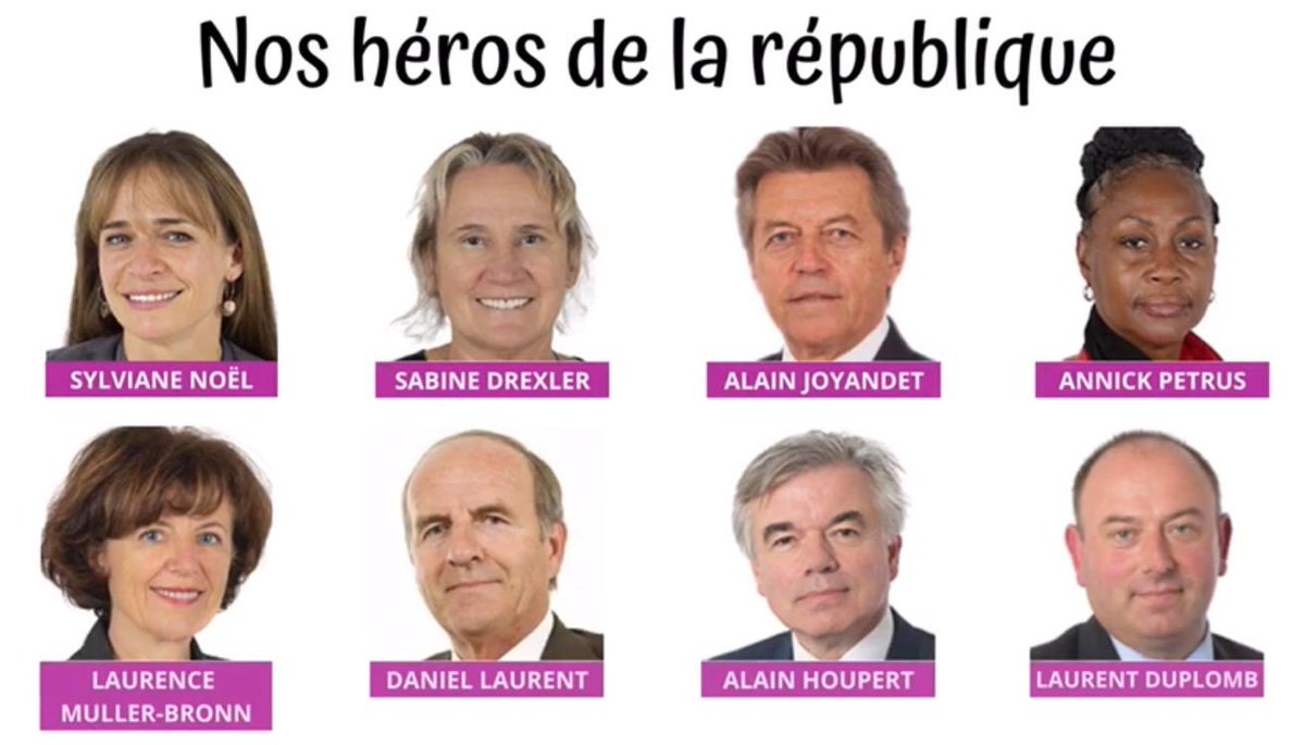 cab2626's tweet photo. Nos Sénateurs « complotistes » qui ont osé déposer une proposition de loi pour abroger l’obligation vaccinale !! Merci de nous avoir écouté ! Et soutien total ! 👊👊👊👊👊👊👊 https://t.co/vAwgJLMoiT