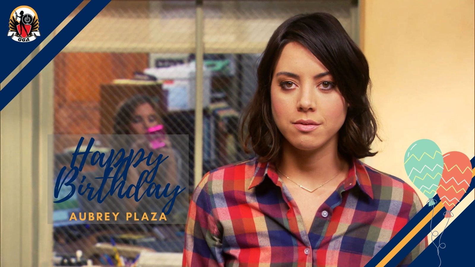 Happy Birthday Aubrey Plaza aka April Ludgate!  