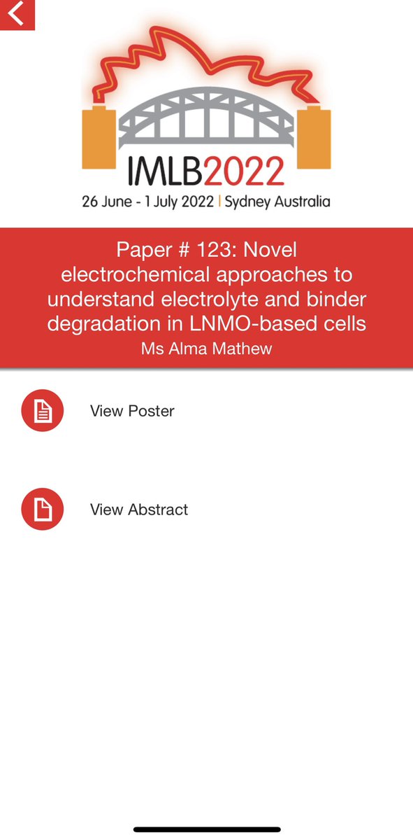 Alma_Mathew_'s tweet photo. Excited to be in Sydney, Australia to attend IMLB2022! Looking forward to meeting and networking with the battery community! https://t.co/ENTB7m2BX2