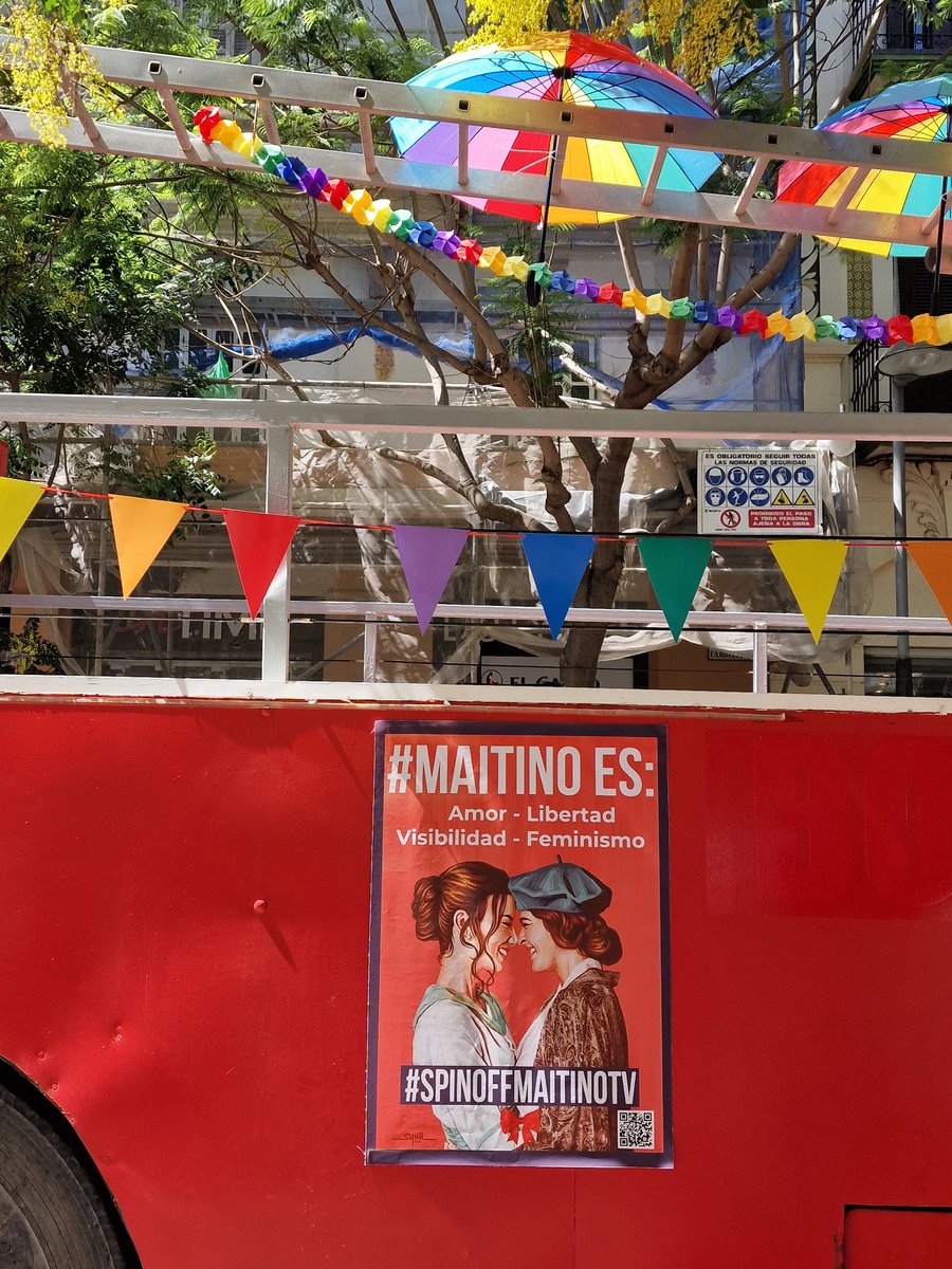 FanclubAriaBedm's tweet photo. No podía desaprovechar la oportunidad🤣 y colgué el cartel maitino🎀😍para la manifestación que tuvimos ayer en #Melilla, ya hemos adoptado el cartel en nuestra sede🤗🤣 que bonito queda lo pongas donde lo pongas🙊 #SpinOffMaitinoTv #Ariers #Maitiners
#XXIIIOrgulloNortedeAfrica https://t.co/5uRu1xt3M3