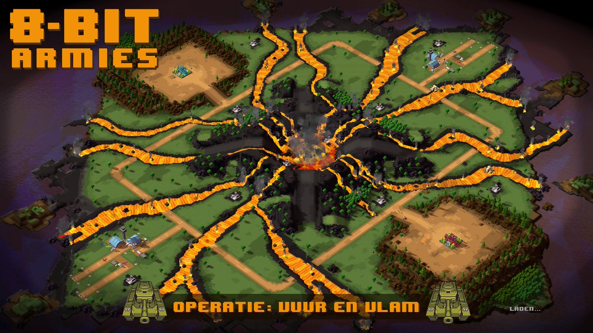 boersc's tweet photo. Contining where I left off, this level is full of environmental hazards #8bitArmies #ChrisExtra https://t.co/shYPMmPQSG