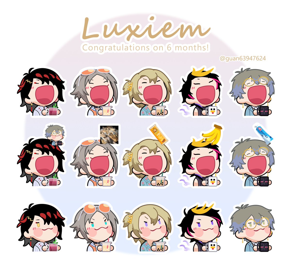 HAPPY 6 MONTHS MA KINGS!!❤️🧡💛💜💙
Here’s Luxiem chibis for stream fugi and recycle bin  icons for Windows<3
😎download link: drive.google.com/drive/folders/…

#Akumassets #Akurylic #RiAssets #MystArt #lucadeezhands #drawluca #StreamEyysets #YaminoArt #Graphike #Ikenography