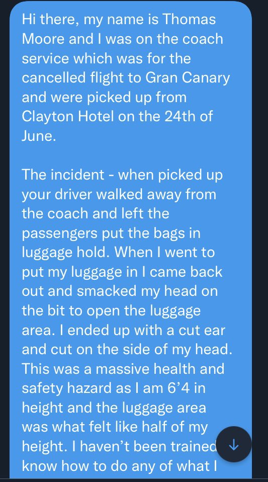 Thomas_r_Moore0's tweet photo. @TUIUK absolute joke that there is no other way of getting in contact and I have to go on Twitter or Facebook to try get a response and I doubt I’ll get one on here 😂 https://t.co/tBlglMzTmj