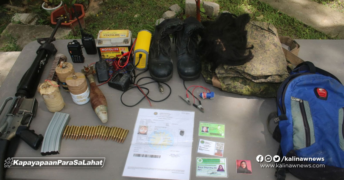 Troops from 40th Infantry (Magiting) Battalion seized high-powered firearm and explosives during the conduct of focus military operation.