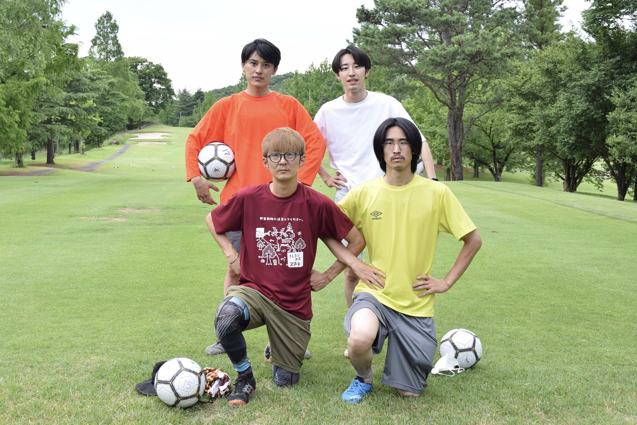 鳳凰ゴルフ倶楽部 群馬住みます芸人の アンカンミンカン 富所さん Tomitetsu3 が ユーチューバーの方とフット ゴルフに来てくださいました サッカー選手っぽい写真 にこだわってました Youtubeにもなにやら上がるようです T Co Xoydtyglay