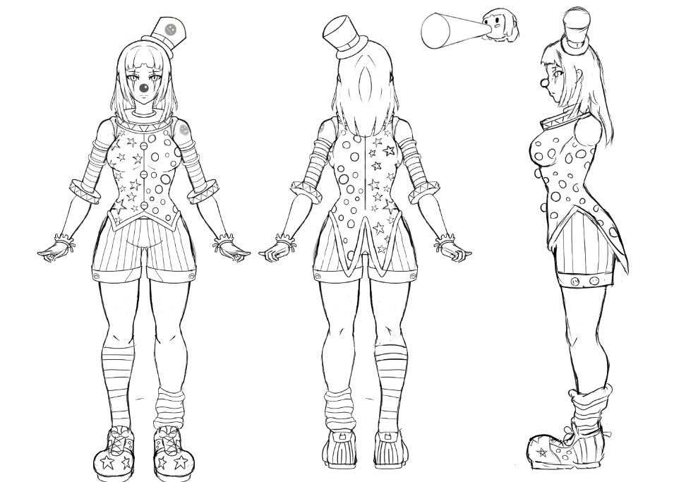 Dwwaya's tweet photo. Hello peasants it is I, the evi- nice clown Honks The Wise. I have successfully hacked Drayas account and am bringing you an exclusive look at her new art…OF ME MWUAHAHAH! More things are to come…so stay tuned! https://t.co/AKj4lFvGAW