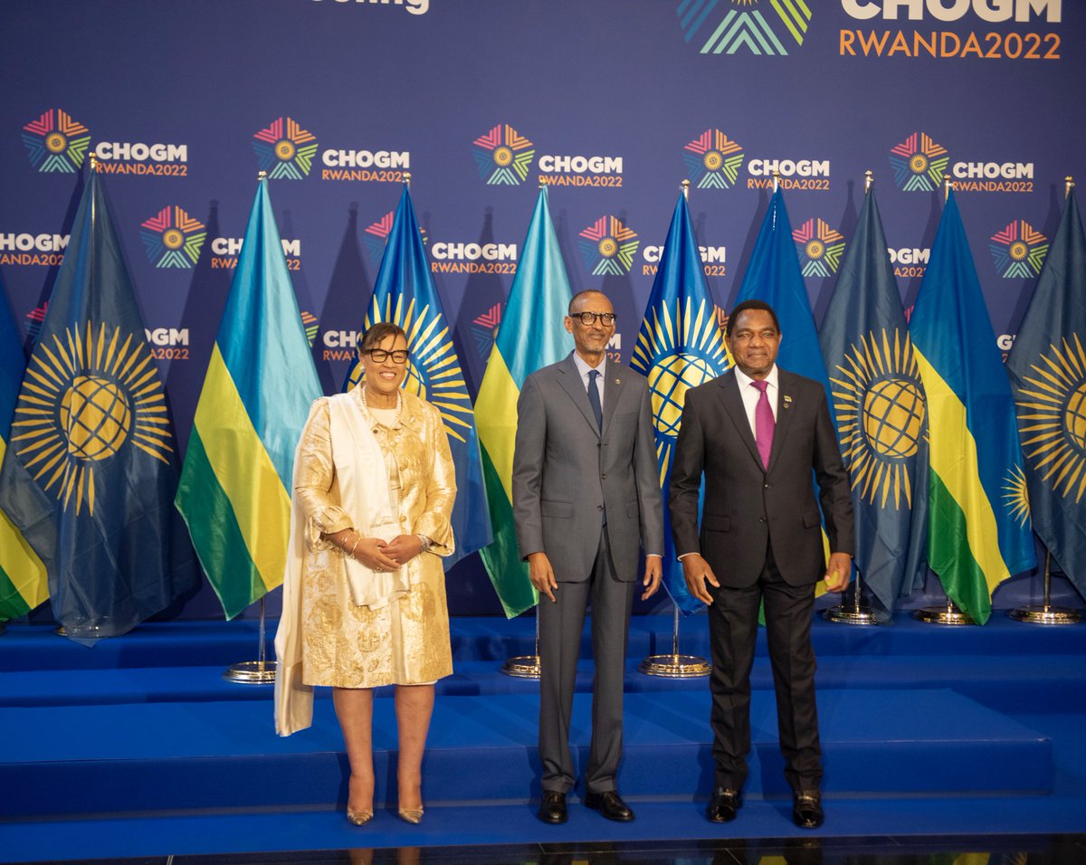 Hakainde Hichilema (@HHichilema) on Twitter photo 2022-06-26 07:36:02 Murakoze Rwanda! It was an honour for us to be here and interact with other leaders from the Commonwealth family. Congratulations my brother, President @PaulKagame, #Rwanda hosted a successful @CHOGM2022. Murakoze Rwanda! It was an honour for us to be here and interact with other leaders from the Commonwealth family. Congratulations my brother, President @PaulKagame, #Rwanda hosted a successful @CHOGM2022.