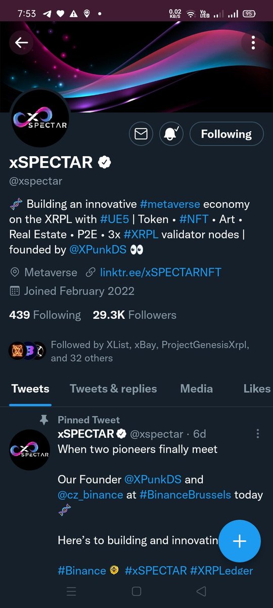 SoginamL's tweet photo. @VerseXVR @xspectar @XPunkDS @ZadeHogan69 Xspectar to the moon... https://t.co/4b0wnlI6Az