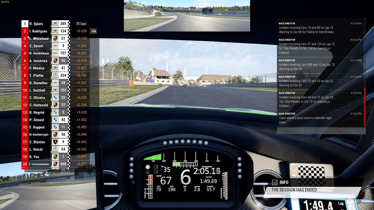 Last night I became an SRO AMERICA RACE WINNER  🏆🏆🏆. A chaotic race but ultimately great support from <a href="/RA_Simsport/">Race Anywhere Simsport</a> and a level head allowed me to come out on top. Can't wait for the next one 🥳🍾