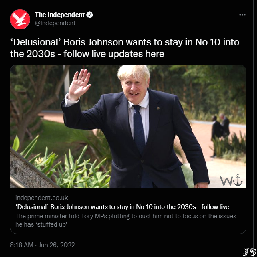 Anarchist_Angel's tweet photo. #GTTO #JohnsonOut #MakeHimGo #NotMyPM
Well this put me right off my breakfast.
Is he really so thick, that he can't see just how many people want him to go?
๐ค ๐ https://t.co/YDC3X66V2J