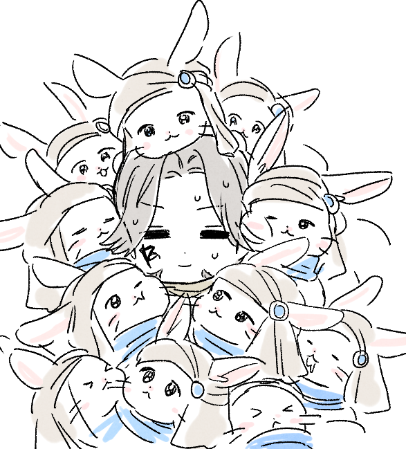 donut_FFXIV's tweet photo. 안아줘용 https://t.co/YwEfts4UlS