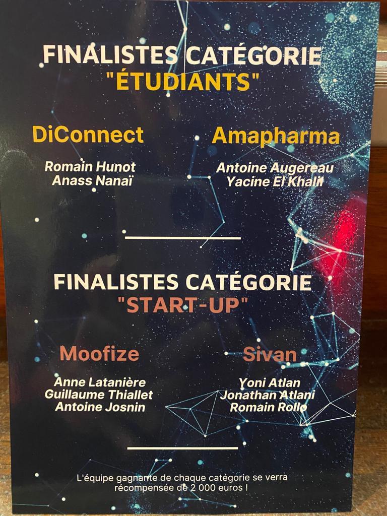 Moofize1's tweet photo. 🔜Dans 5 minutes, nous pitchons notre projet dans la catégorie #Startup #esante
🤞🤞🤞
#CNP #CNP2022 #concoursdePitch #Numericaction @Pharma_ANEPF x @resopharma au @CNDPharmaciens !
👉Découvrez notre #app https://t.co/b8yi9kQ0b3
#hcsmeufr #startuplife #officine #pharmacien https://t.co/8e2EYGfthb