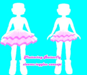 LuvSebbi's tweet photo. ✨ 🦋Fluttering Butterfly Sleeves Toggles concept🦋✨
✨Tutu skirt version🦋
🦋Longer tutu skirt version✨
#royalehigh
#beaplaysconcepts
#royalehighconcepts
#RTHC
#rh
#royalhigh https://t.co/7Aj0kV2Y4P