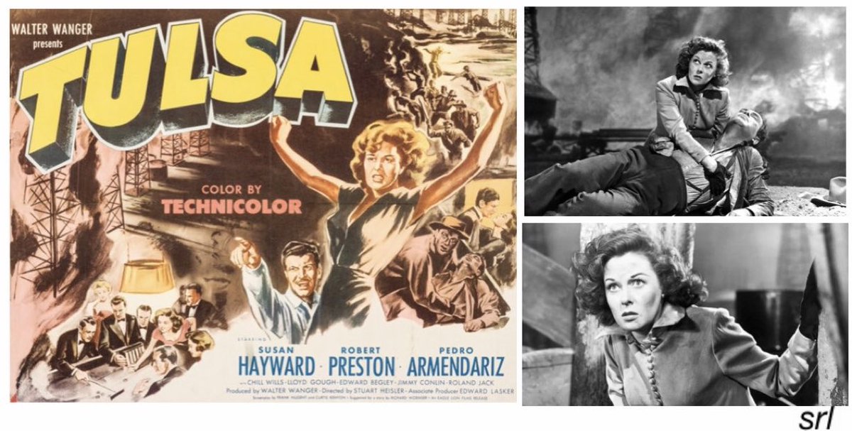 9:40am TODAY on @TalkingPicsTV 

The 1949 #Western film🎥 “Tulsa” directed by #StuartHeisler from a screenplay by Curtis Kenyon & Frank S. Nugent and suggested by a Richard Wormser story

🌟#SusanHayward #RobertPreston #PedroArmendáriz
#LloydGough #ChillWills #EdBegley