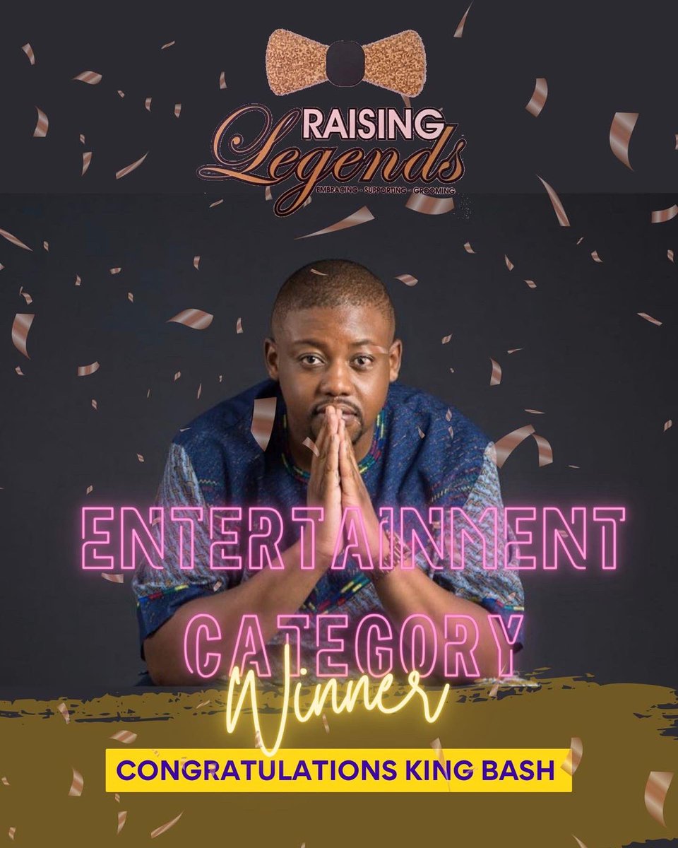 KingBash_Ent's tweet photo. To GOD be the Glory
Won the Entertainment award at the #RasingLegendsAwards
Thank you ππ½
#TeamWinterStock https://t.co/xMOeTC4wK0