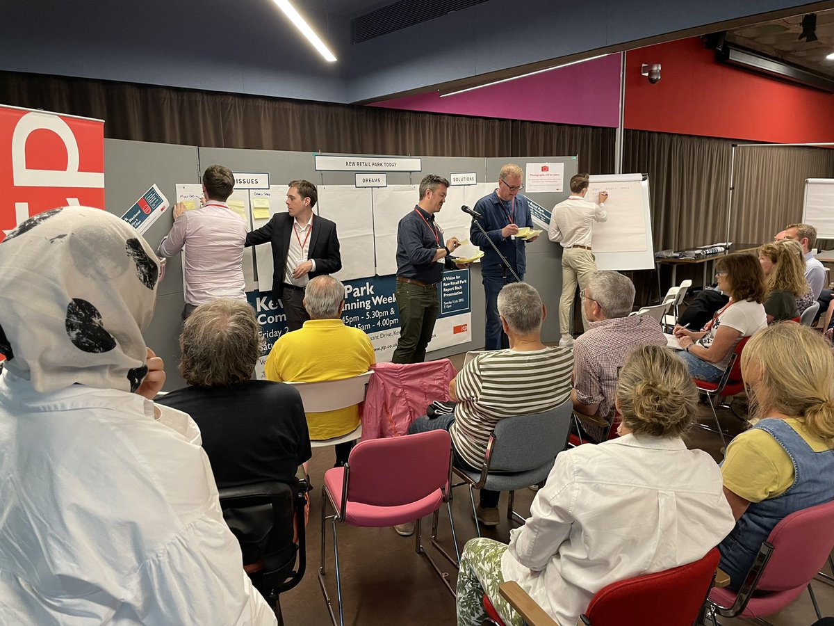 charliecampion's tweet photo. Thank you to everyone from the community who participated at Vision for #Kew Retail Park Community Planning Weekend to help shape the Vision for residential-led development of the site - report back 7.30pm 5 July @UkNatArchives @kewsociety @jtp_placemaking https://t.co/bX8OR7XGNh https://t.co/KnJ6yIHaI4