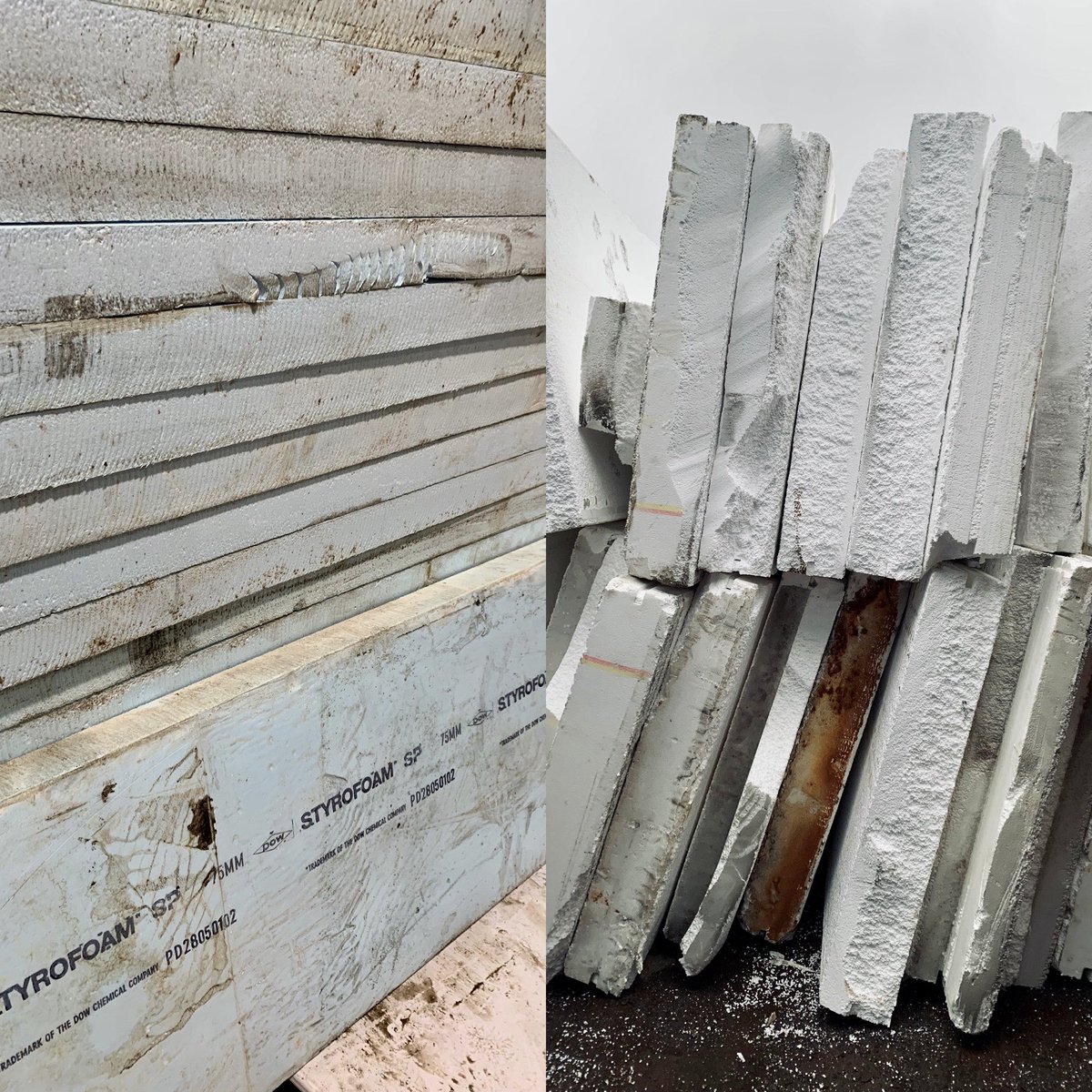 As the #demolition process has become more advanced with the key goal for any contractor to remove and #recover as much material as possible.  Volker Gruppe offer a fully #sustainable recovery option for #insulation waste that would otherwise be sent to #landfill. #eps #xps