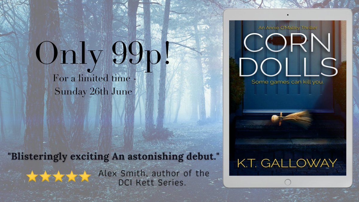 TODAY ONLY

99p sale on Sunday 26th June - grab it while it's less than a cup of coffee...

amazon.co.uk/Corn-Dolls-Unf…

#amwritingthriller #writingcommmunity #99pbook