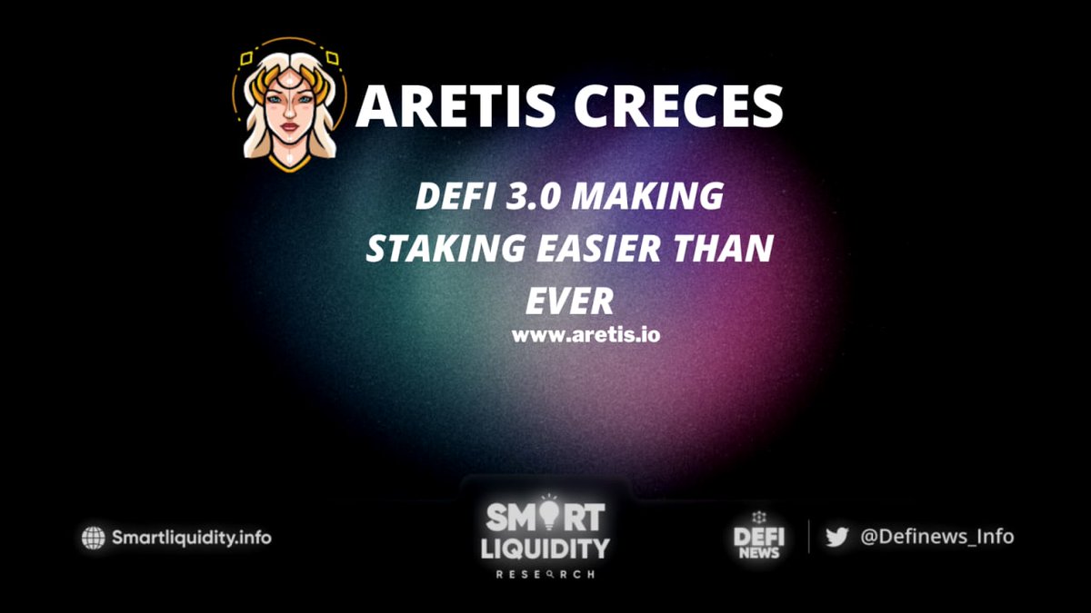 💥 <a href="/Aretis_io/">Aretis Creces Protocol</a>  (ACP)  is a #DeFi 3.0 - a new financial protocol that makes staking easier

💥 #ARETIS Core features includes

💢 Auto Token Burn
💢 Highest Fixed APY
💢 Fast Rebase Rewards every 10 minutes

🔽 INFO
docs.aretis.io
$ARIS