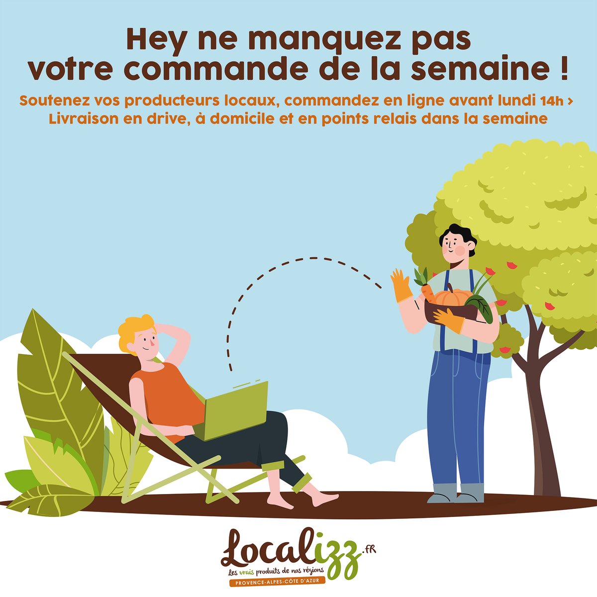LocalizzFr's tweet photo. 🍀 𝗣𝗘𝗡𝗦𝗘𝗭 𝗔 𝗥𝗘𝗔𝗟𝗜𝗦𝗘𝗥 𝗩𝗢𝗧𝗥𝗘 𝗖𝗢𝗠𝗠𝗔𝗡𝗗𝗘 𝗗𝗘 𝗣𝗥𝗢𝗗𝗨𝗜𝗧𝗦 𝗟𝗢𝗖𝗔𝗨𝗫 𝗔𝗩𝗔𝗡𝗧 𝗟𝗨𝗡𝗗𝗜 𝟭𝟰𝗛 | Produits locaux 100% made in #Regionsud : fruits et légumes, produits laitiers, viandes charcuterie, épicerie et boissons sur https://t.co/AhAIqqFxRd https://t.co/QBsZfMCFK7