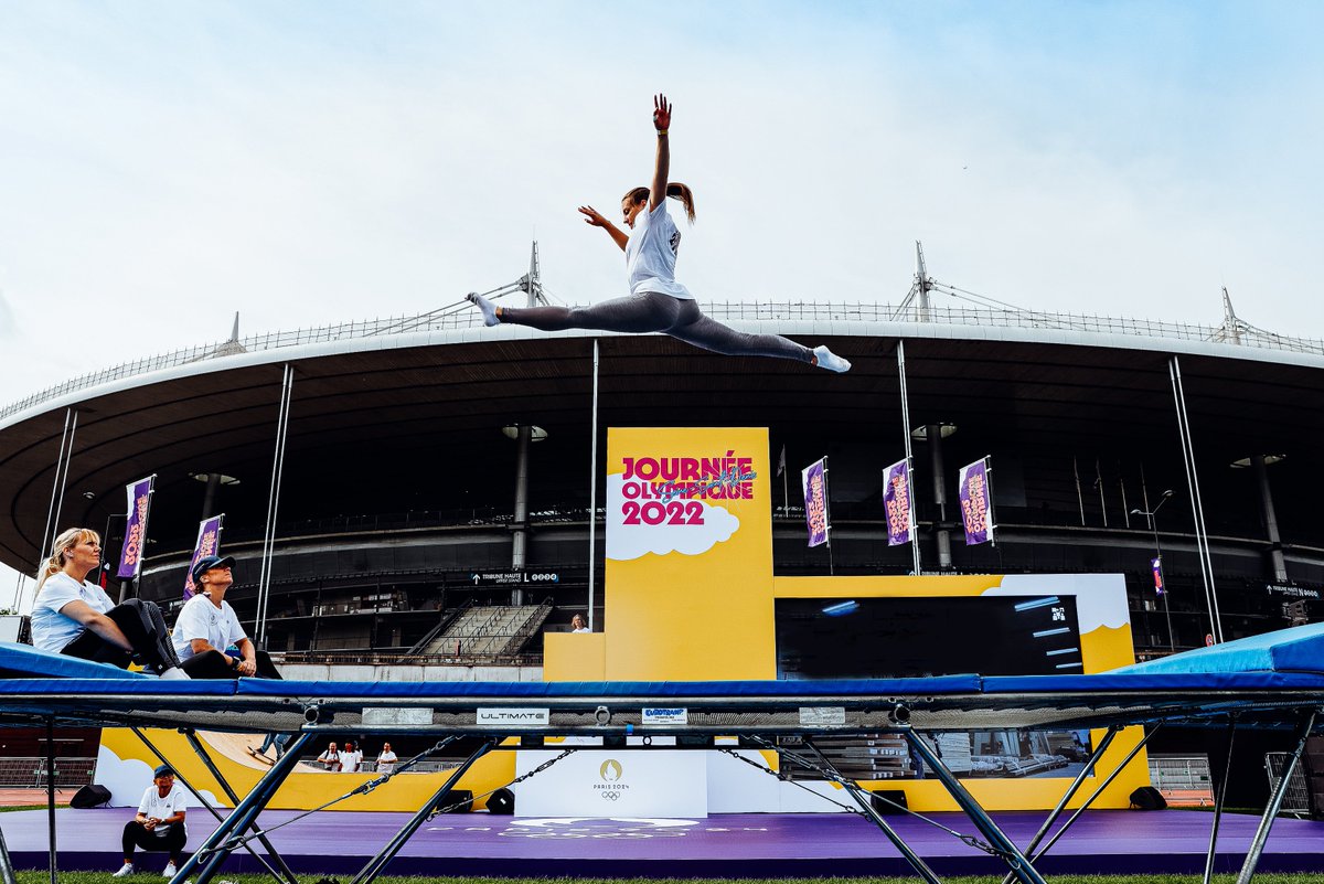 Le plus grand terrain de sport du jour, vous attend pour la #JourneeOlympique !

📍 au pied du <a href="/StadeFrance/">Stade de France</a> 
⏱️ de 11h à 19h
👟+ de 30 sports olympiques et paralympiques en initiation
🎟️Accès libre et gratuit

📸Geoffroy Van Der Hasselt