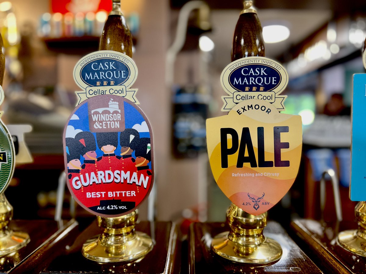 Chris Meeson (@chrismeeson) on Twitter photo Sundays guest beers from <a href="/windsoretonbrew/">Windsor & Eton Brewery</a> & <a href="/exmoorales/">Exmoor Ales</a> <a href="/TheMasonsArmsHQ/">The Masons Arms</a> #headington #headingtonquarry #oxford #caskbeer #realale Sundays guest beers from <a href="/windsoretonbrew/">Windsor & Eton Brewery</a> & <a href="/exmoorales/">Exmoor Ales</a> <a href="/TheMasonsArmsHQ/">The Masons Arms</a> #headington #headingtonquarry #oxford #caskbeer #realale