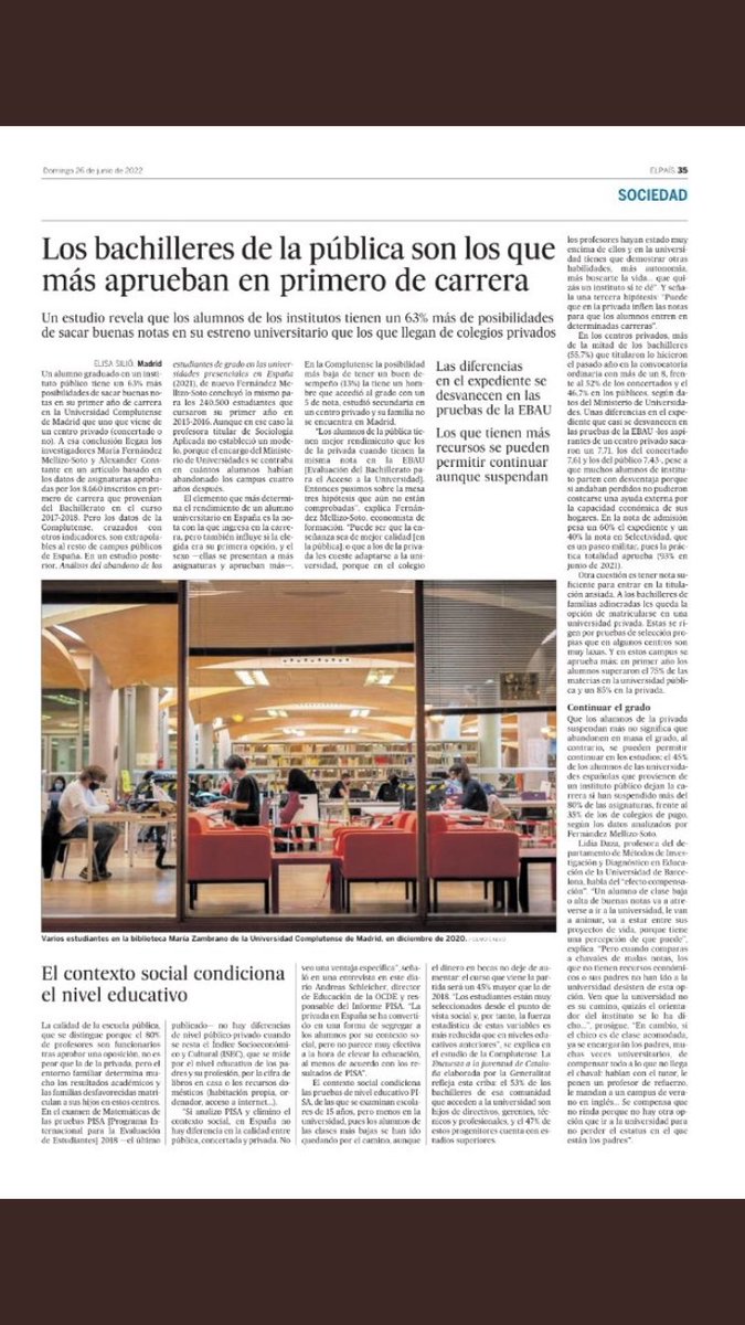 La educación concertada es útil para segregar alumnado pero no consigue mejorar resultados académicos . La segregación principal valor de la privada.Euskadi no dejará de ser región con + segregación sin acabar con el modelo dual y privatizado. Por mucho que intenten engañarnos