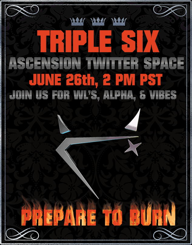 Radiance_United's tweet photo. ✨Triple Six &amp; Pixel War AMA Twitter Space✨

Come vibe with us as we ascend with @AscensionT6 and go on a quest with @declarepixelwar

Prepare to be stunned with so many different WL giveaways 👀
🧵1/2 https://t.co/joZ9MtJF6I
