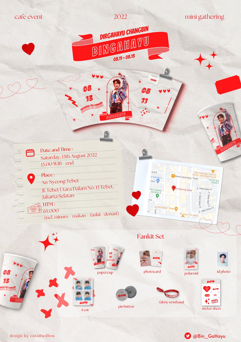 Bin_GaHayu's tweet photo. Today’s 💌
@Bin_GaHayu 

Cafe &amp; Mini Gathering Event 🎉🎉🎉

📍 Save The Date 
 
RSVP Open : 

📆 July 8th, 2022
⏰ 12:00 WIB 

📮limited quota https://t.co/GxFWUiCh3X