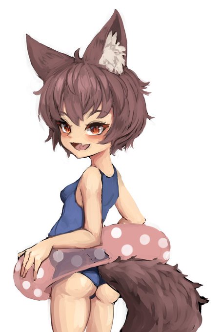 スク水カナヅチ狐👙🦊
#現代っ狐ちゃん 