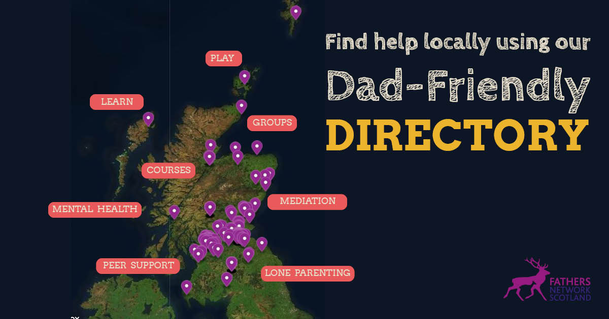Looking for a playgroup in your area which welcomes dads? Just become a new dad and need support, advice or information? Experiencing issues with a co-parent or as a lone parent? Or feeling low or overwhelmed and need to talk? Find help with our directory.
bit.ly/3lIosGo