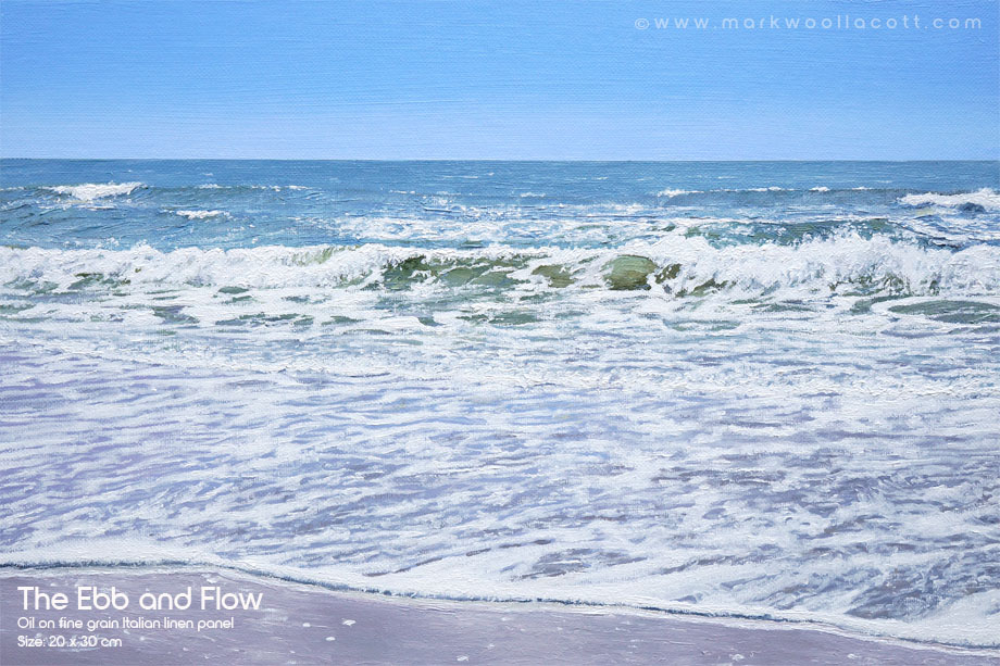 mark_woollacott's tweet photo. Painting: 'The Ebb and Flow'.
Available from @echobeachart 
#waveart #wavepainting #artist #beachart #beaches #croyde #northdevon #croydebeach #giftideas #oilpainting #present #wallart #seascape https://t.co/VbS9KNrXcC