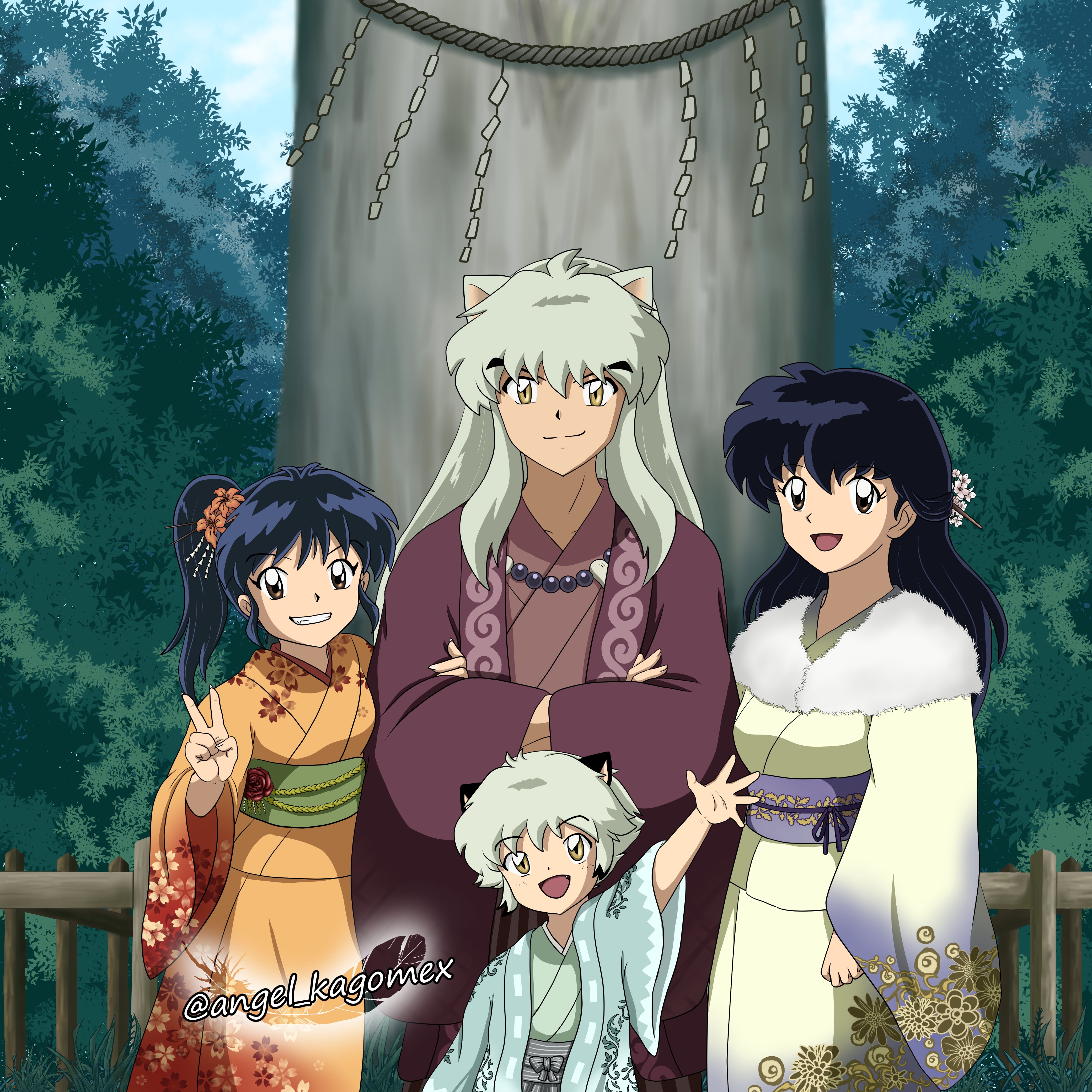 Inuyasha And Kagome Family