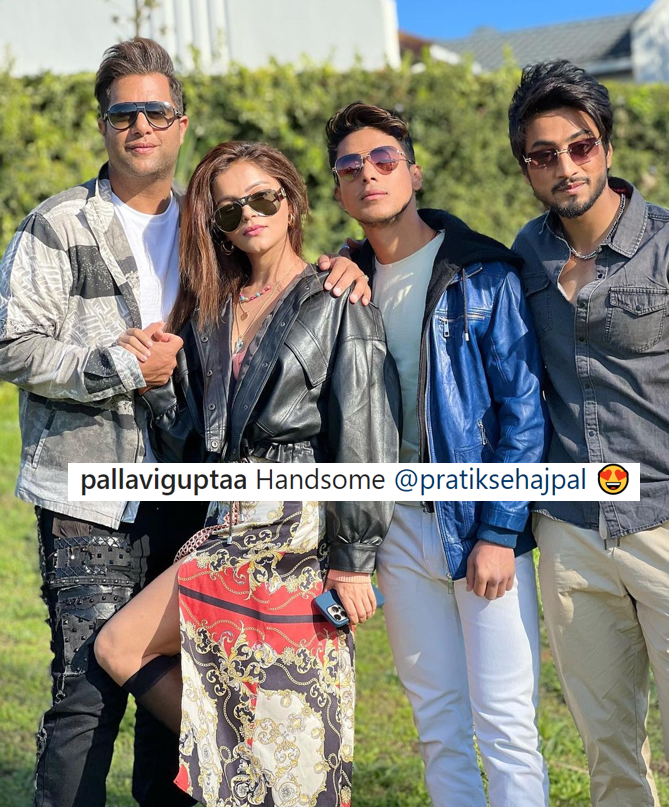 ChotusaMew's tweet photo. Pallavi : Handsome @realsehajpal π#PraPal
post: https://t.co/E5jo1B7XHk
#RubiTik #PraIsu #PratikSehajpal #PratikFam #PratikInKKK12 #KhatronKeKhiladi12 #KKK12 @ColorsTV https://t.co/2EWdKENS9V