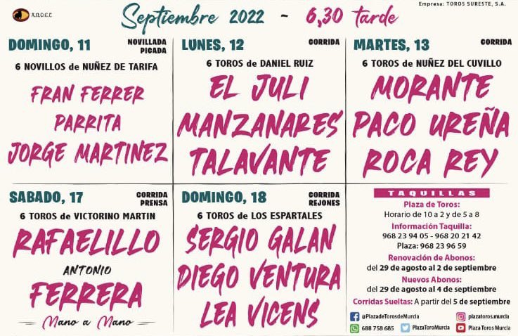 aviarioparman's tweet photo. @tudmur @1001SaboresRM Feria de Murcia, septiembre 2022 https://t.co/44QQQzgext