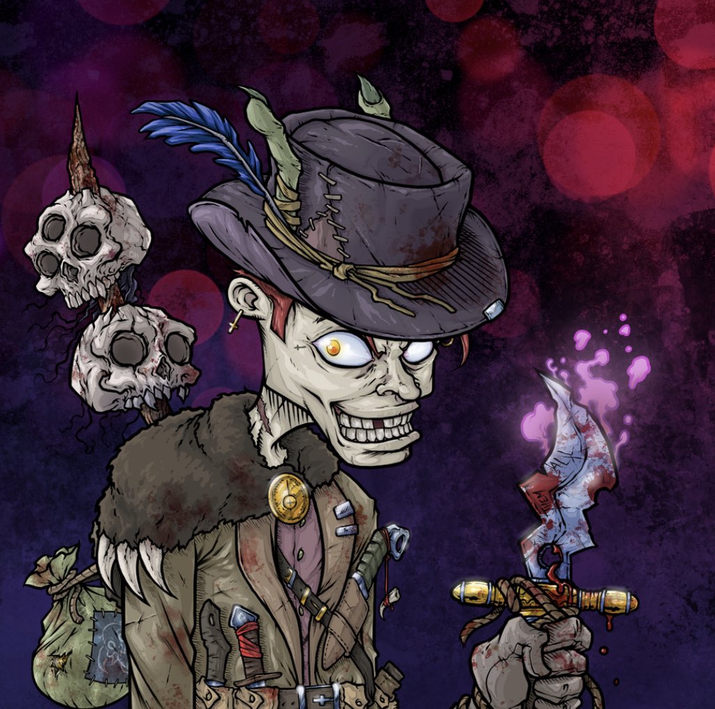 #BlestZest #NFT #Giveaway 3!

Win this HuntersofEvil #NFT by the awesome <a href="/TheDanetron3030/">Danetron</a>!

To enter:
1) Follow <a href="/ProtocolZest/">Zest Protocol</a> 
2)Tag at least 2 friends below!

#NFTCommunity #NFT #Fantom #NFTArt #FTM #NFTDrop #NFTGiveaways #Community