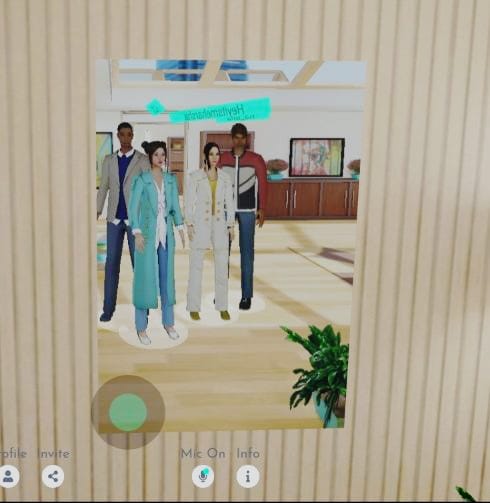 Today me and my friends tried to explore ourselves through the metaverse thanks to @challau for creating such a platform which was fun to explore with super cool avatars.....🚀🔥

#Metaverse #Online #Meetup