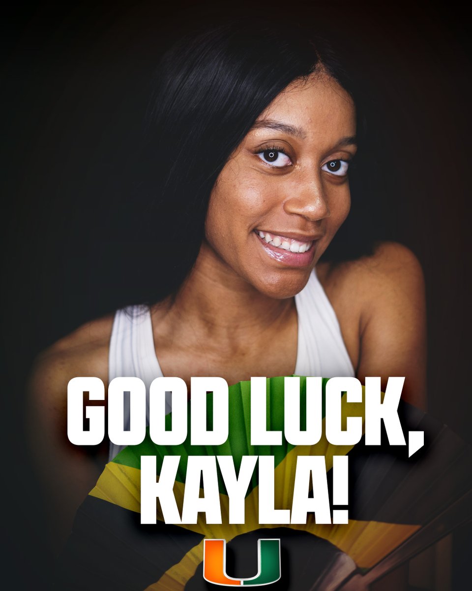 Blanca Hervas Rodriguez and Kayla Johnson are representing The U in Spain and Jamaica this weekend at their national championship meets! 🤩