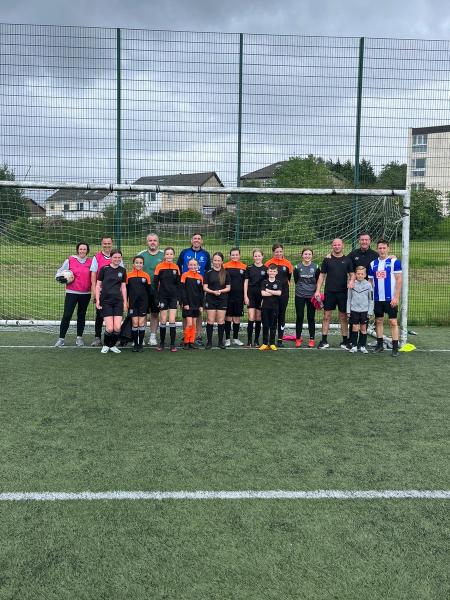 Brilliant last night of training last Wednesday and fun day of football today at Ralston for kids and parents, on behalf of all the coaches we would like to thank you for your support, enjoy your holidays and we'll see you on the 25th July⚽️🖤🧡⚽️🖤🧡#Ralstonforfootball #glenny🖤