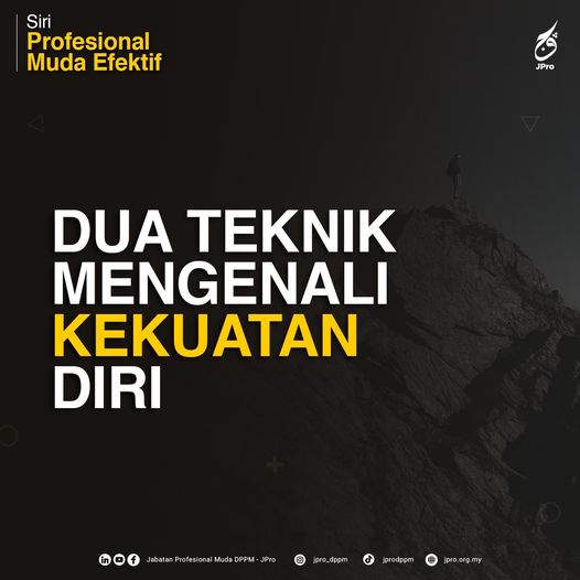 Dua Teknik Mengenali Kekuatan Diri
 
Di tempat kerja, anda berhasrat untuk memberikan yang terbaik dan mengeluarkan hasil kerja yang bermutu tinggi. Untuk melakukan yang terbaik, anda perlu mengetahui kekuatan diri. Mari ikuti bebenang ini.