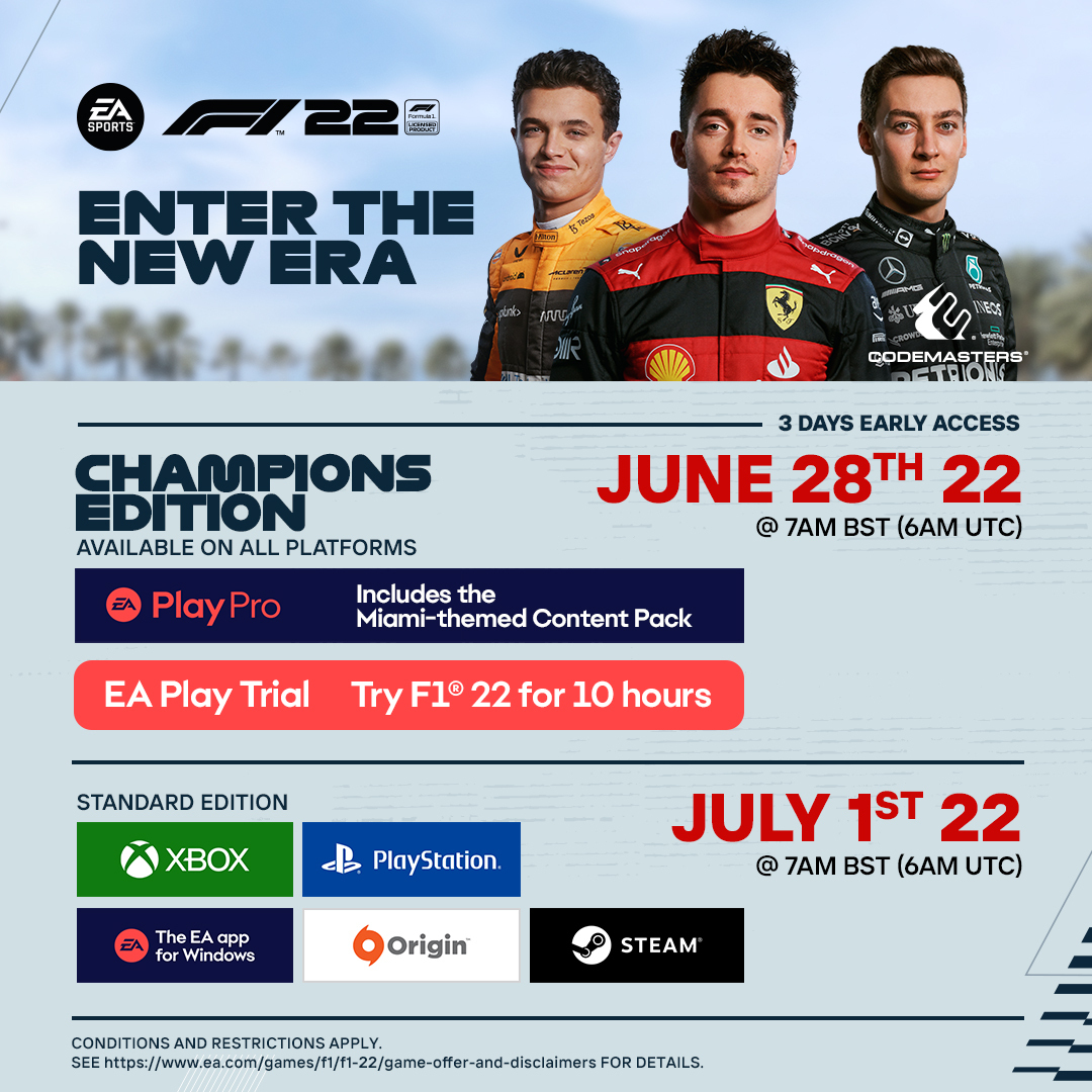 EA SPORTS™ F1® on X: Race to your legacy in the most comprehensive Formula  1® game to date 🏁 In #F123, will you #BeTheLastToBrake? 💥 Available to  buy now 👉   /