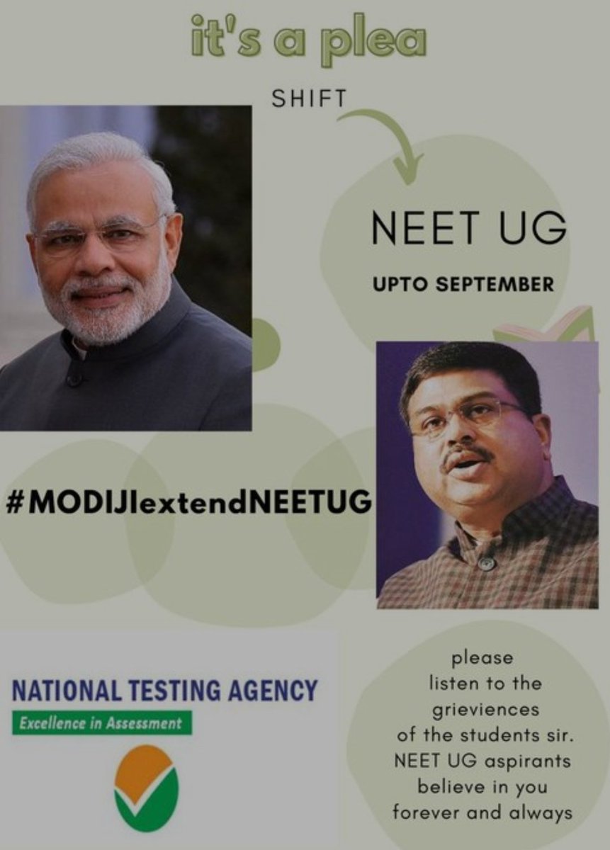 Eswari275874421's tweet photo. Upcoming session is not going to start before end of Feb 2023 so there won't be any problem in postponement of 40days 
Pls postpone 🙏
#MODIJIextendNEETUG 
@DG_NTA @dpradhanbjp @EduMinOfIndia @MoHFW_INDIA @mansukhmandviya @IANSKhabar @narendramodi @PMOIndia https://t.co/rZ2sDgJ0t5