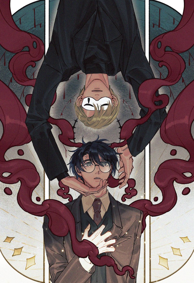 michiru_0's tweet photo. #drarry 所以我沿着光落荒而逃，而我的一部分永远遗失在了黑暗里。 https://t.co/3TX26Xa0MF