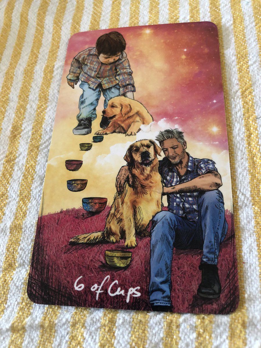 #dailytarot reading for the collective 

#6ofcups 

“I am at peace with my past. It’s has brought me to where I am meant to be.”

You are nostalgic with old memories or have things was before, it’s suggested that you have to forgive yourself from past mistakes.