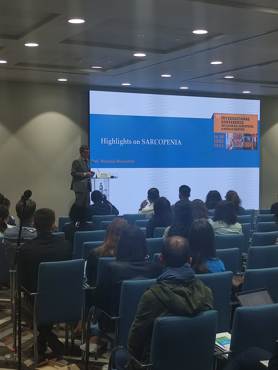 SCWDnews's tweet photo. Highlights session: Prof. Maurizio Muscaritoli presenting highlights on #sarcopenia
#SCWD22 #MedEd https://t.co/v6lYIYSn4c
