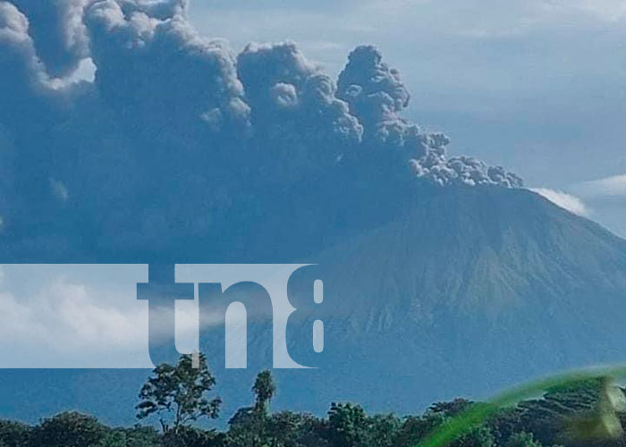 canaltn8's tweet photo. #AHORA #Nicaragua | Hace unos momentos el Volcán San Cristobal en su proceso de gasificación realizó una exposición en la que hubo emanaciones de ceniza.

Así mismo, autoridades mantienen permanentemente vigilancia al coloso más grande de Nicaragua . https://t.co/R4OB3IkqJA