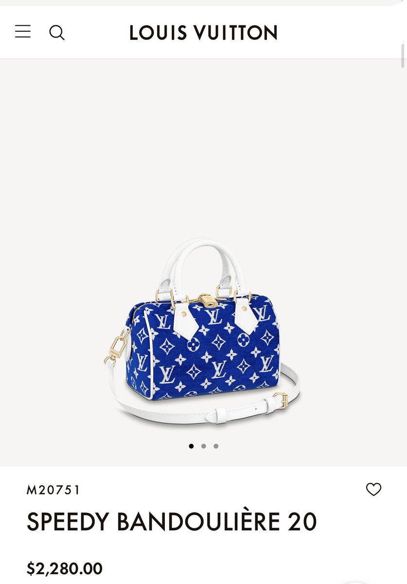 ohhhKittyKitty's tweet photo. When LV knows your Boule’ is coming up 💙🤍😍 https://t.co/k9sZf1gIcd