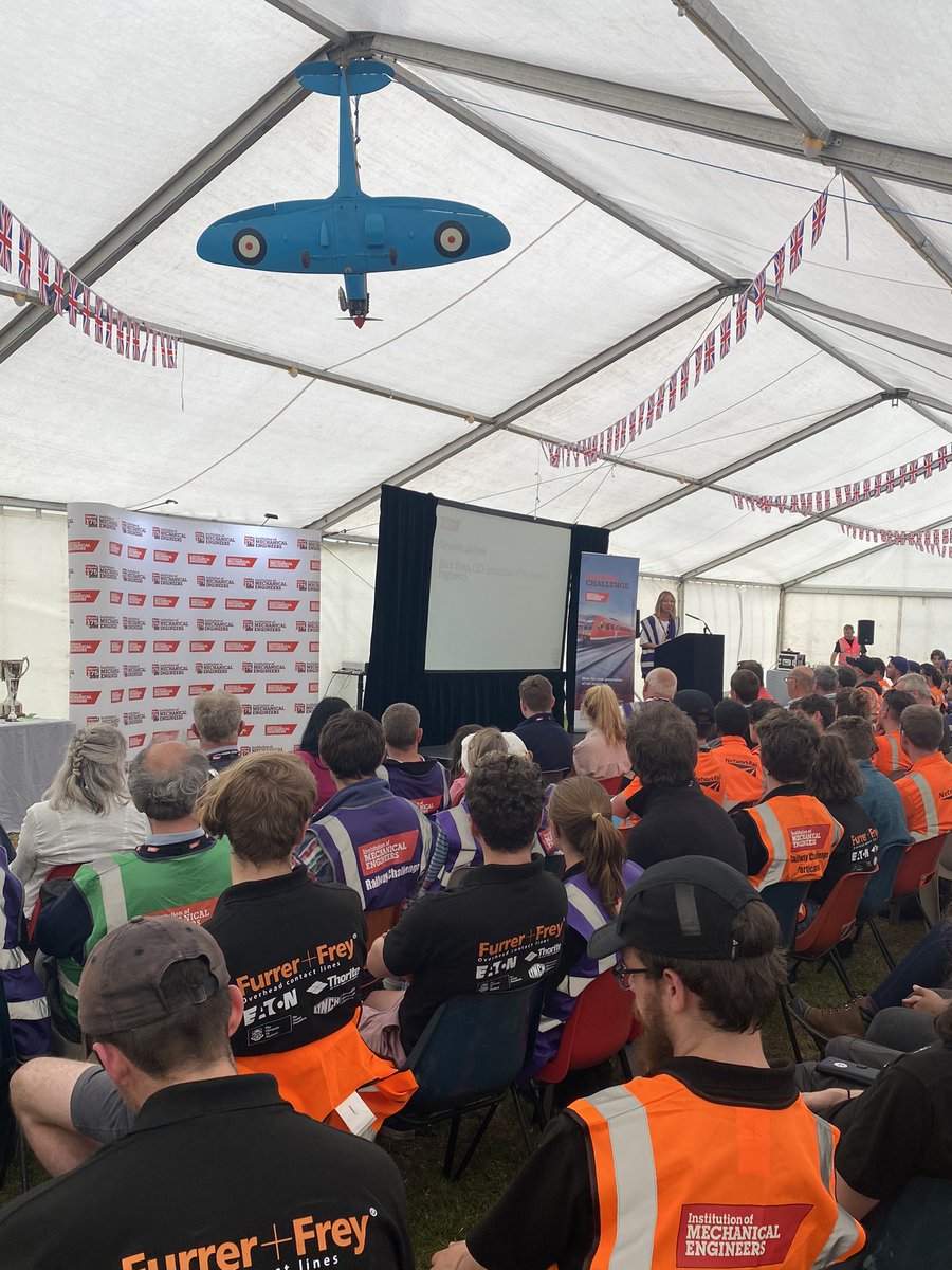 The IMechE Team (@imeche) on Twitter photo We’ve started the Awards Ceremony for <a href="/RailwayCImeche/">IMechE Railway Challenge</a> 2022!
Alice Bunn is currently giving her keynote speech.
#RailwayChallenge2022 We’ve started the Awards Ceremony for <a href="/RailwayCImeche/">IMechE Railway Challenge</a> 2022!
Alice Bunn is currently giving her keynote speech.
#RailwayChallenge2022