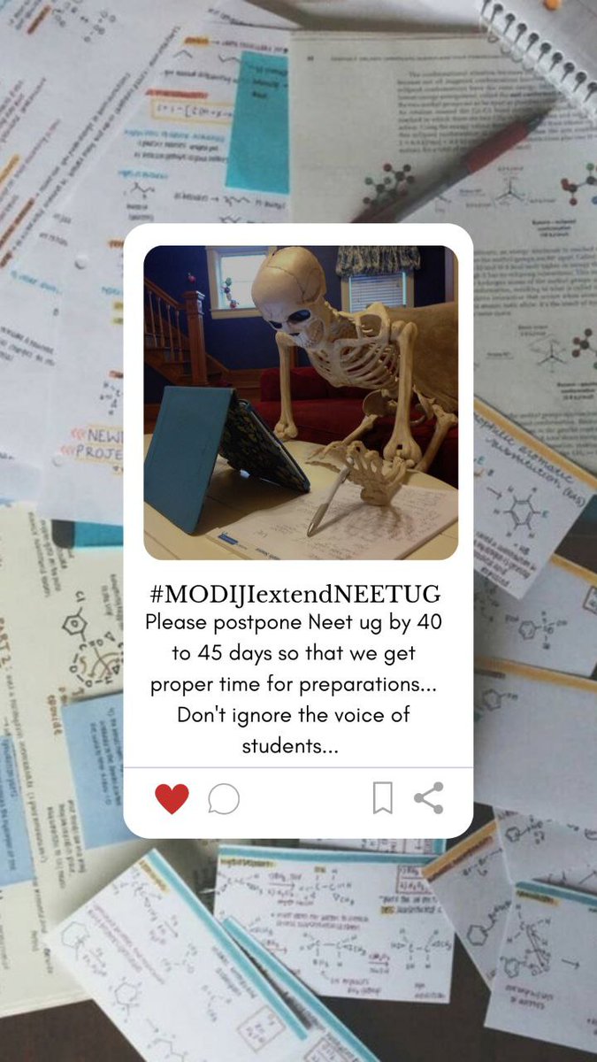 yadavshruu's tweet photo. #MODIJIextendNEETUG
 Please give us proper amount of time to prepare well for the exam. It's our request to shift the dates to late aug or early sept .It's not just the demand of a few students lakhs of students are requesting you with folded hands 🙏
@dpradhanbjp 
@PMOIndia https://t.co/VUcQjBrZW4